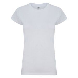 Casual Classic Womens/Ladies T-Shirt / White